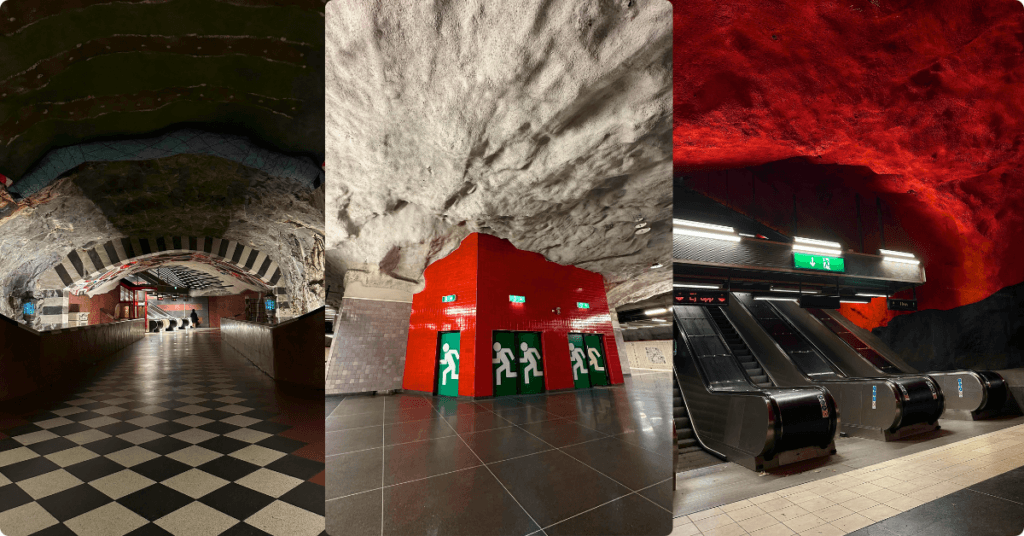 arta din metroul din Stockholm, stații de metrou artistice în Stockholm, cele mai frumoase stații de metrou din Stockholm, cum să vizitezi arta din metroul Stockholm